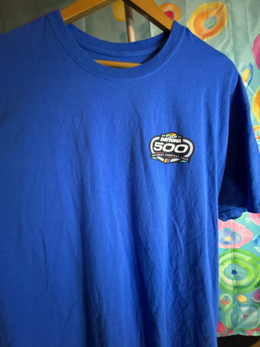 2023 Nascar Daytona 500 75th Anniversary TShirt Blue Xl